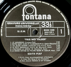 Piaf, Edith - Fais Moi Valser