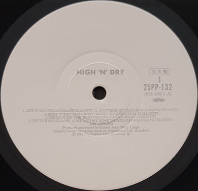 Def Leppard - High 'N' Dry