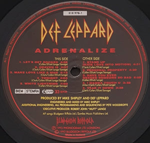 Def Leppard - Adrenalize