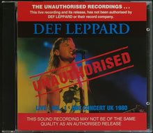 Load image into Gallery viewer, Def Leppard - Live - Vol.1 - BBC Concert UK 1980