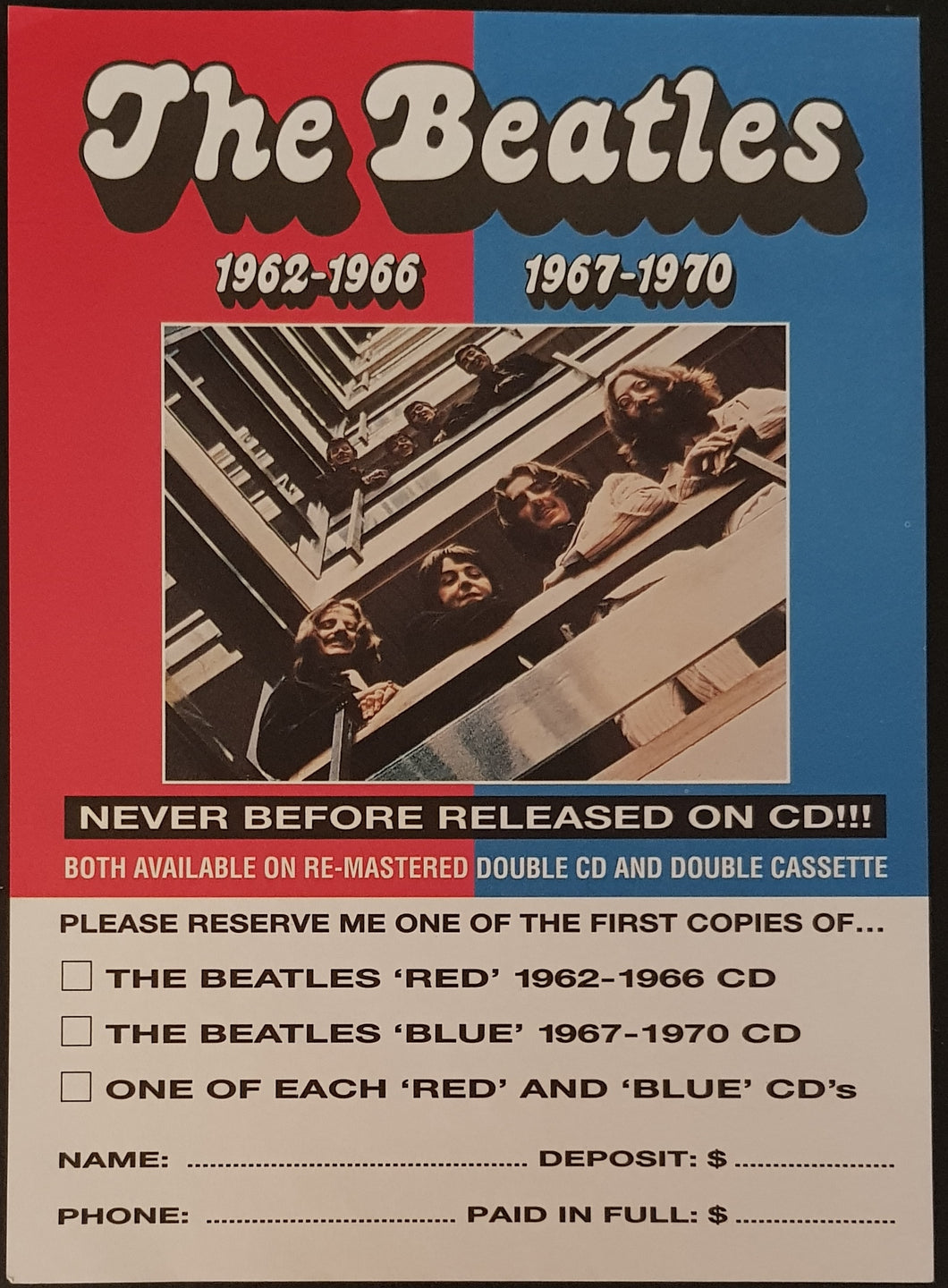 Beatles - 1962-1966 1967-1970 – Vicious Sloth Collectables
