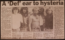 Load image into Gallery viewer, Def Leppard - A &#39;Def&#39; Ear To Hysteria
