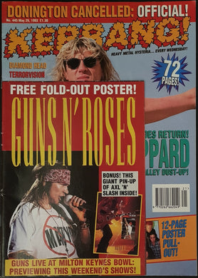 Def Leppard - Kerrang! No 445  May 29 1993