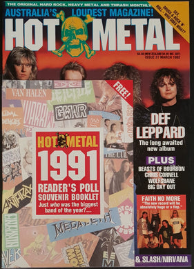 Def Leppard - Hot Metal Issue 37 March 1992