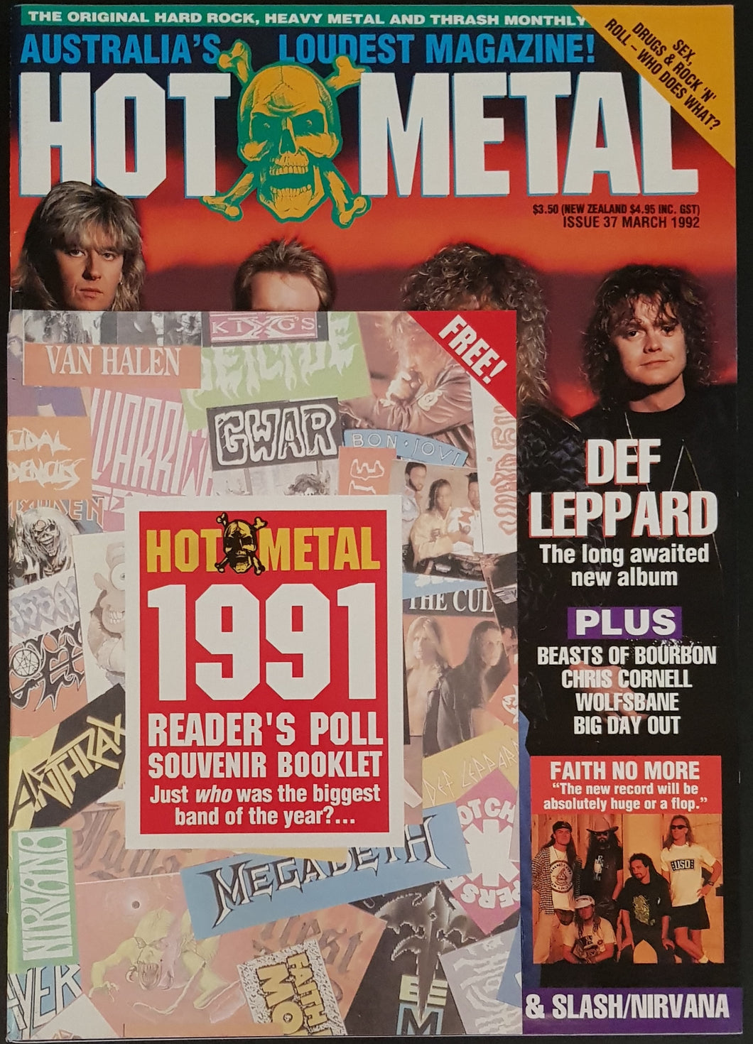 Def Leppard - Hot Metal Issue 37 March 1992