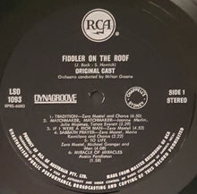 Load image into Gallery viewer, O.S.T. - Fiddler On The Roof - Original Broadway Cast Recording