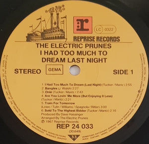 Electric Prunes - I Had Too Much To Dream Last Night