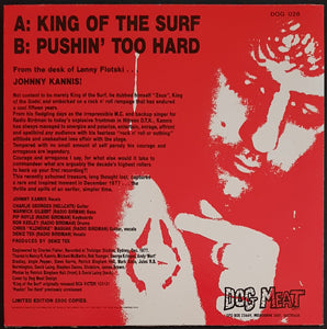 Johnny Kannis - King Of The Surf
