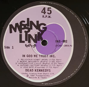 Dead Kennedys - In God We Trust, Inc.