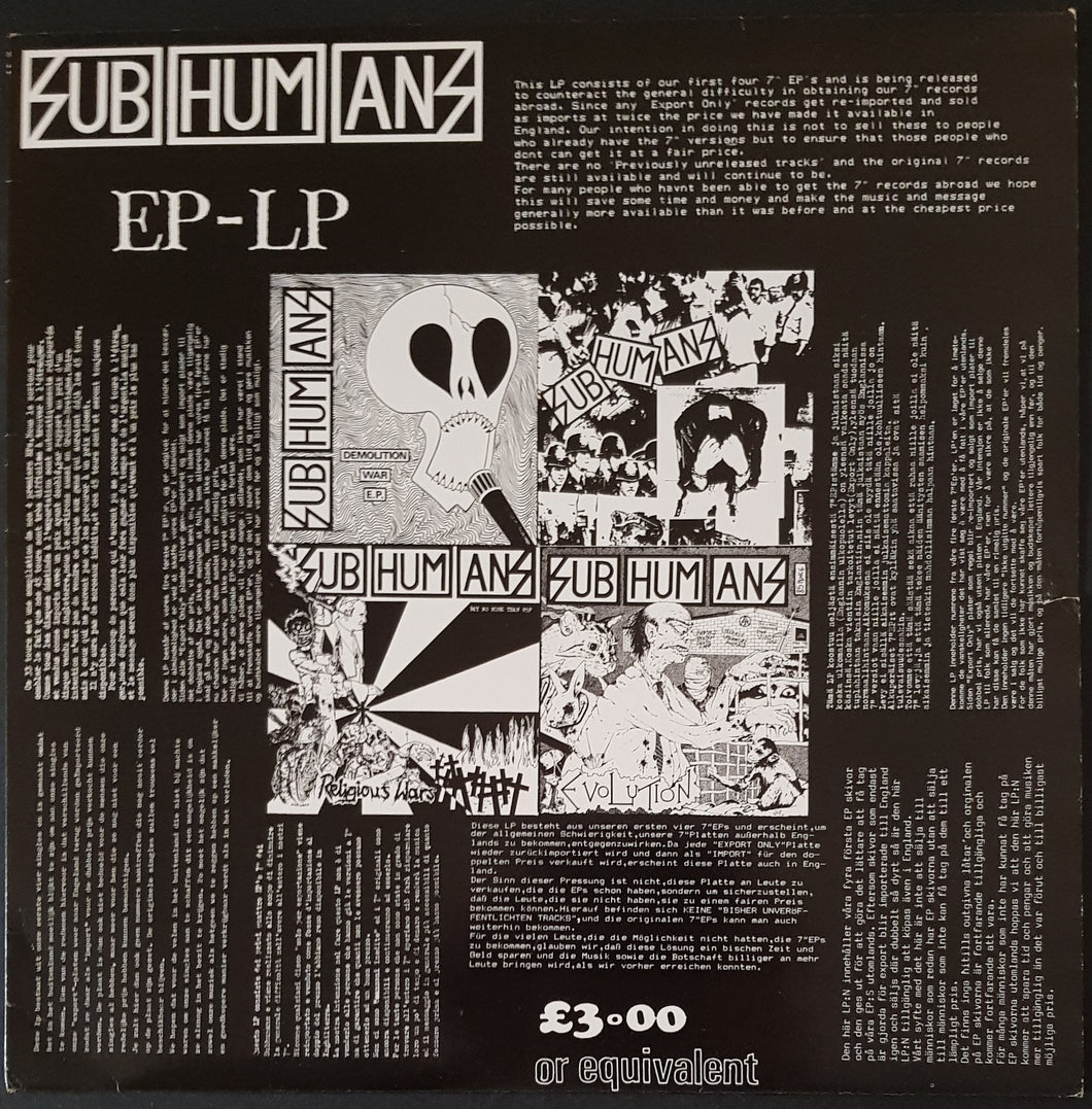 Subhumans - EP-LP