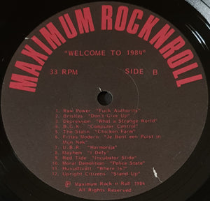 Punk - Maximum Rock N Roll Presents Welcome To 1984