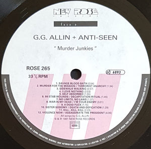G.G. Allin + Anti-Seen - Murder Junkies