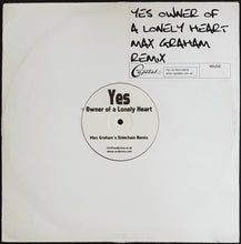 Load image into Gallery viewer, Yes - Owner Of A Lonely Heart - Max Graham&#39;s Sidechain Remix