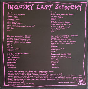 Inquiry Last Scenery - Inquiry Last Scenery / El Eje Del Mal