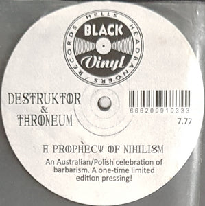 Destruktor - A Prophecy Of Nihilism