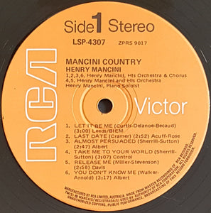 Henry Mancini - His Piano, Orchestra & Chorus - Mancini Country