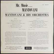 Load image into Gallery viewer, Mantovani - And His Orchestra -  Mr. Music...Mantovani