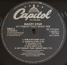 Load image into Gallery viewer, Mazzy Star - So Tonight That I Might See