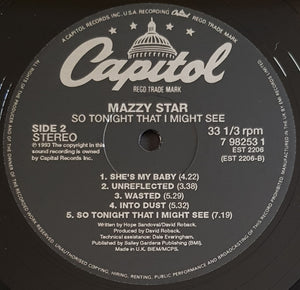 Mazzy Star - So Tonight That I Might See