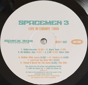 Spacemen 3 - Live In Europe 1989