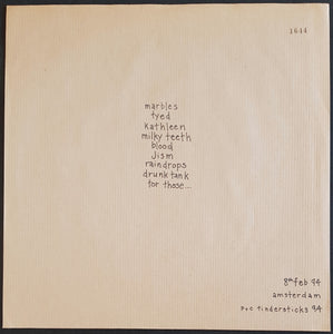Tindersticks - Amsterdam February 94