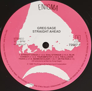 Wipers (Greg Sage)- Straight Ahead
