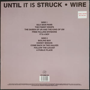 Wire - A Bell Is A Cup... Until It Is Struck