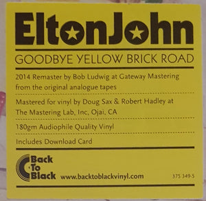 Elton John - Goodbye Yellow Brick Road