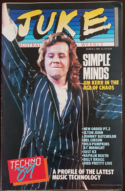Simple Minds - Juke March 4, 1989. Issue No.723