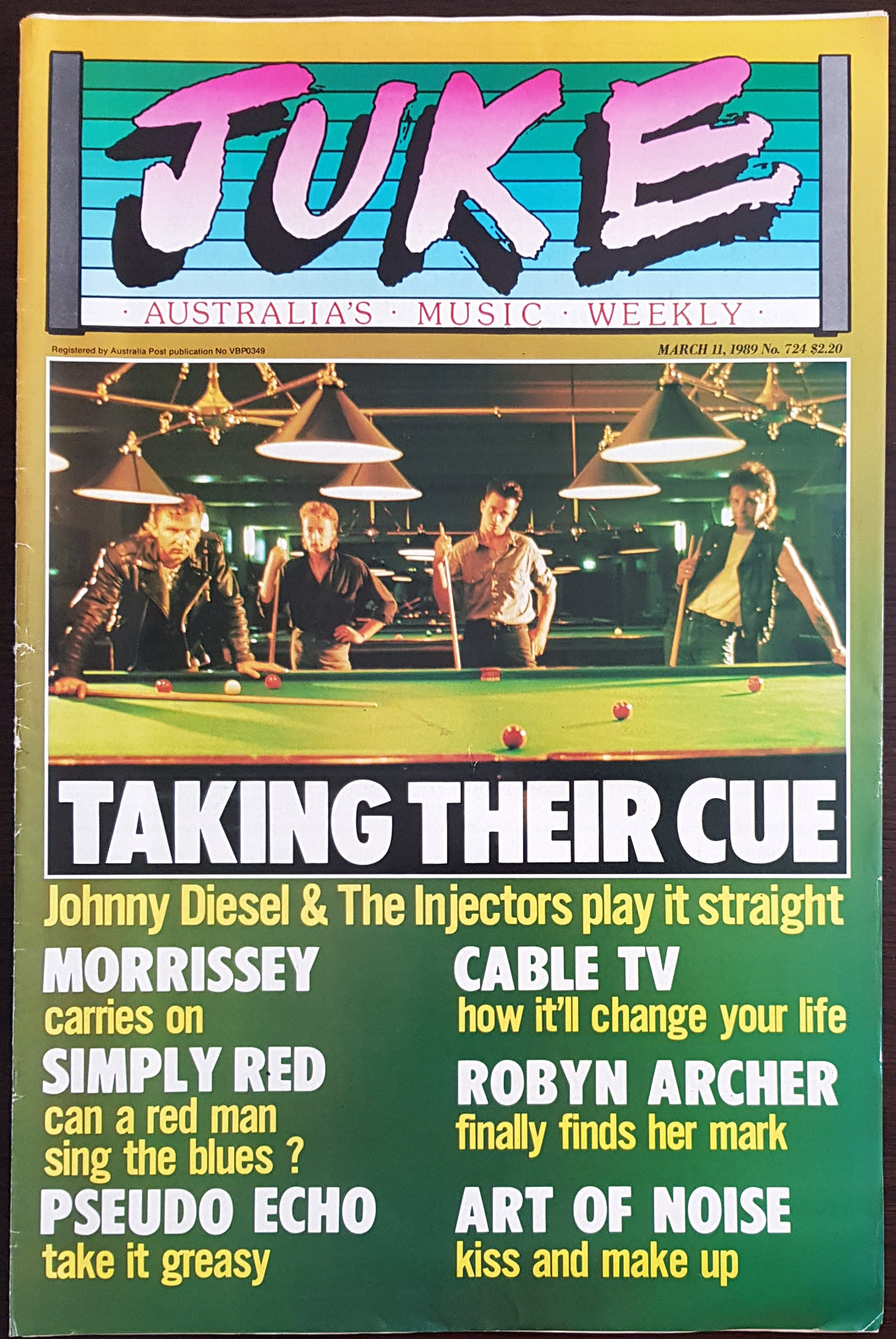 Johnny Diesel - Juke March 11, 1989. Issue No.724