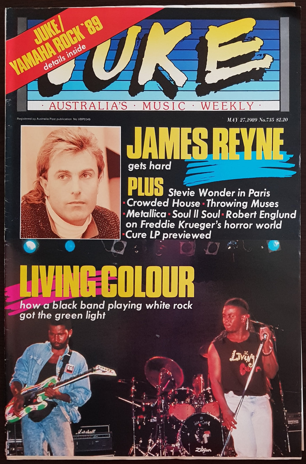 James Reyne - Juke May 27, 1989. Issue No.735