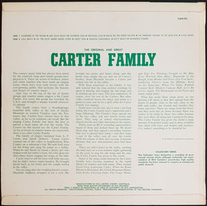 Carter Family - The Original and Great Carter Family