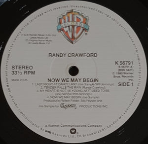 Crawford, Randy - Now We May Begin