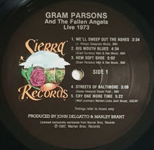 Load image into Gallery viewer, Gram Parsons - And The Fallen Angels - Live 1973
