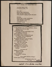 Load image into Gallery viewer, Pelt - A Stone For Angus MacLise