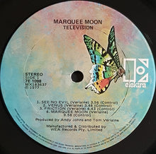 Load image into Gallery viewer, Television - Marquee Moon