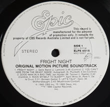 Load image into Gallery viewer, O.S.T. - Fright Night (Original Motion Picture Soundtrack)