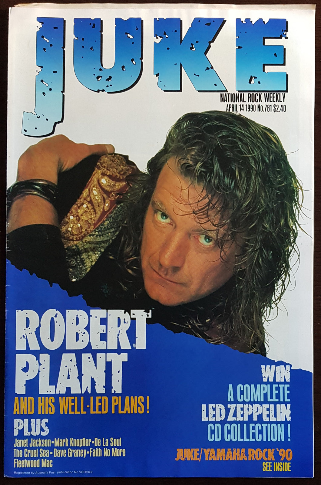 Led Zeppelin (Robert Plant)- Juke April 14, 1990. Issue No.781