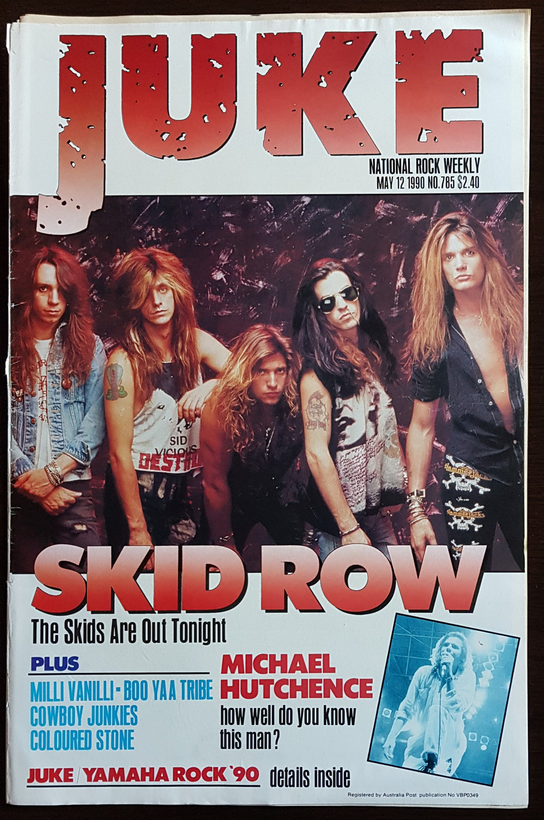 Skid Row - Juke May 12, 1990. Issue No.785