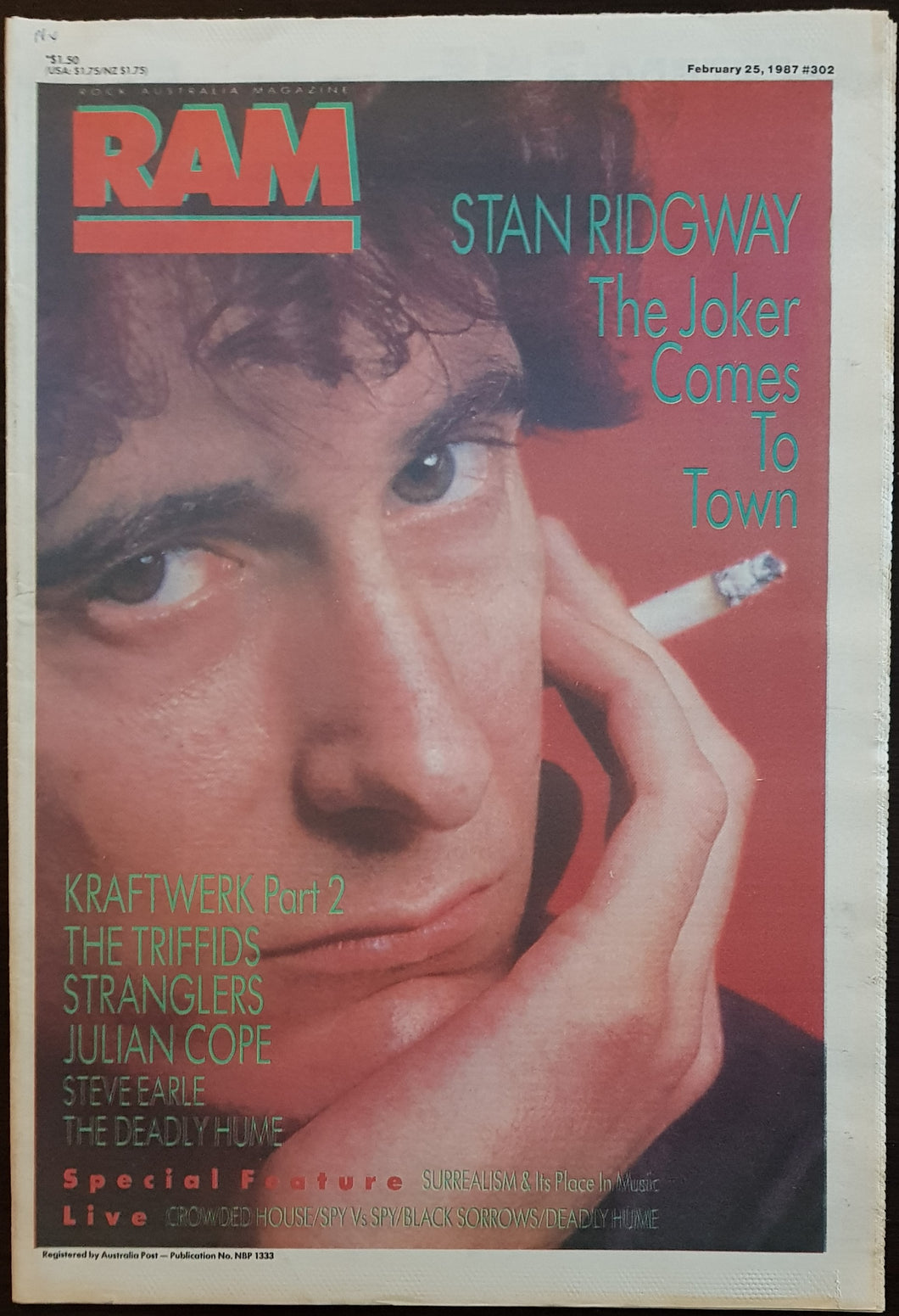 Stan Ridgway - RAM February 25, 1987 #302