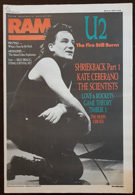 U2 - RAM April 8, 1987 #305