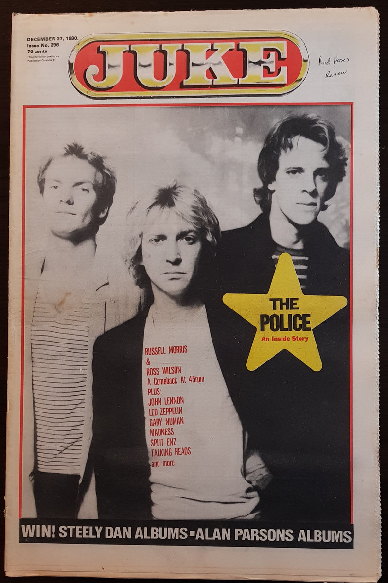 Police - Juke December 27, 1980. Issue No.296 – Vicious Sloth Collectables