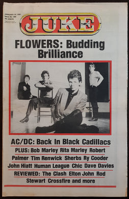 Icehouse (Flowers) - Juke January 10, 1981. Issue No.298