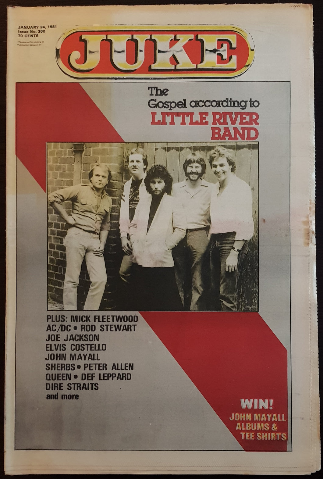 Little River Band - Juke January 24, 1981. Issue No.300