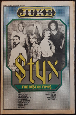 Styx - Juke March 21, 1981. Issue No.308