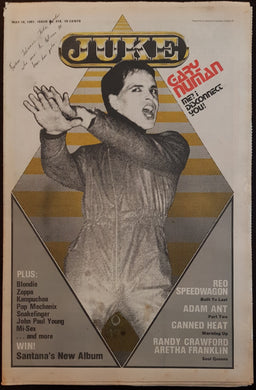 Gary Numan - Juke May 16, 1981. Issue No.316