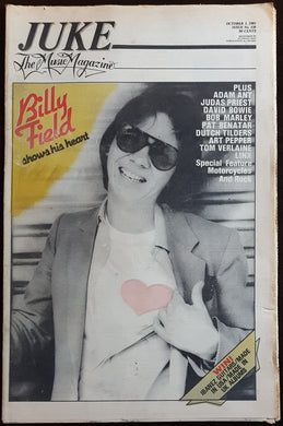 Billy Field - Juke October 3, 1981. Issue No.336