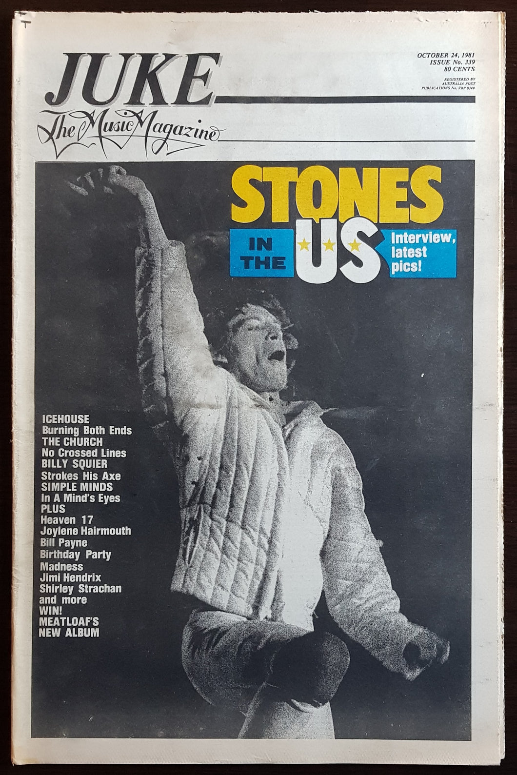 Rolling Stones - Juke October 24, 1981. Issue No.339