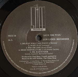 Lew Lewis Reformer - Save The Wail