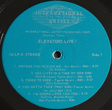 Load image into Gallery viewer, 13th Floor Elevators - Live